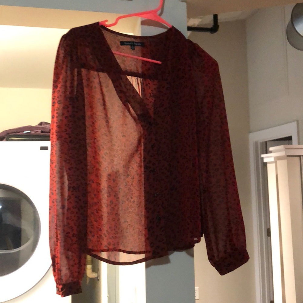 Sheer lightweight top